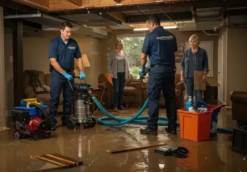 Basement Water Extraction and Removal Techniques process in Redkey, IN